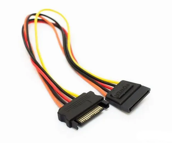 Кабель переходник, удлинитель питания SATA