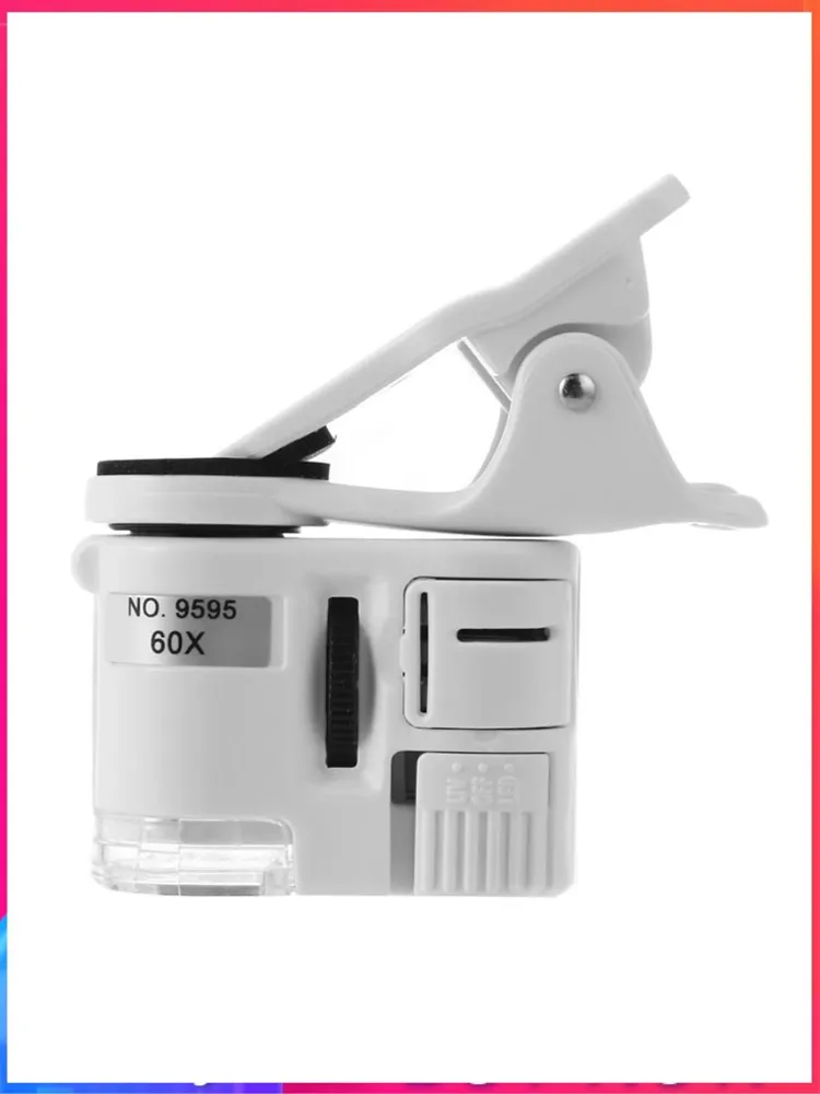 Лупа со светодиодной подсветкой 60X для мобильного телефона