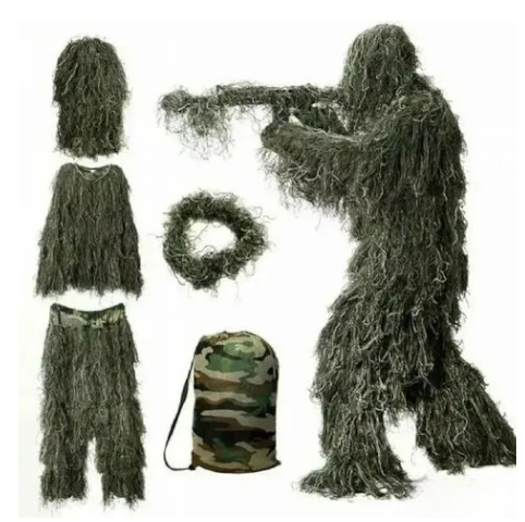 Маскировочный костюм Леший зелёного цвета