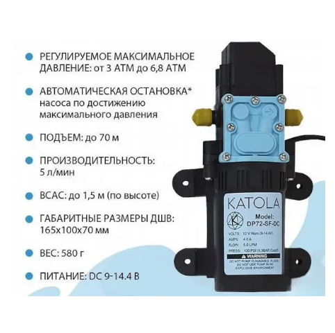 Насос мембранный высокого давления