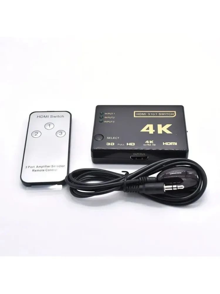 Переключатель HDMI 3x1 с ПДУ