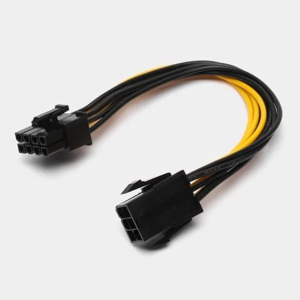 Переходник для питания 6 pin на 8 pin