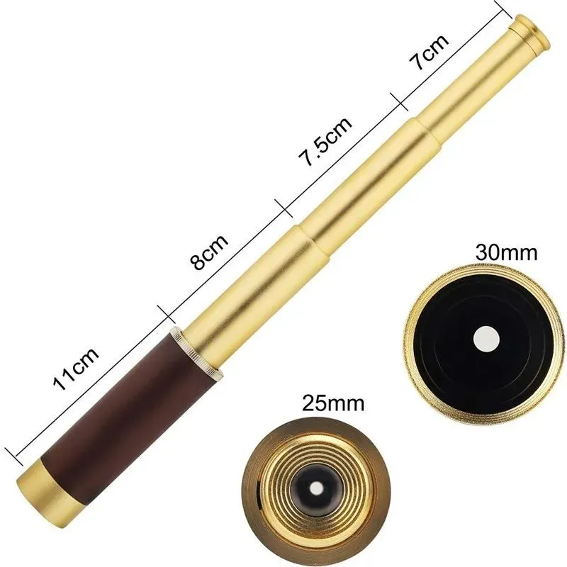 Пиратский монокуляр 25x30 карманный